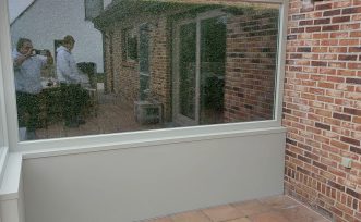 scheiding voor terras